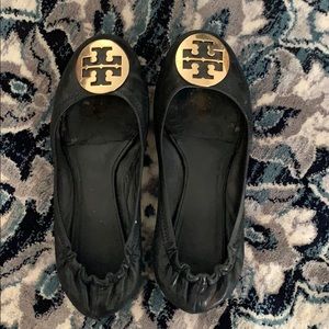 Well loved Tori Burch flats